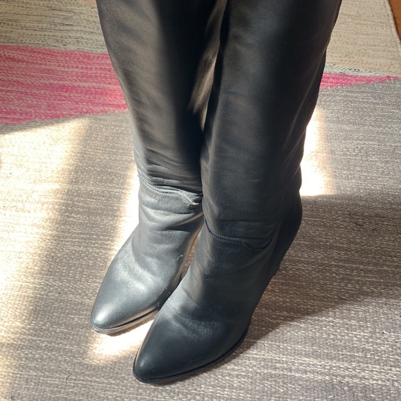 Tamara Mellon x Frame Pic Knee High 90 Boots        EU 38.5 US 8.5 - Picture 8 of 9